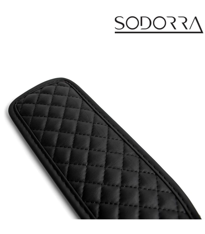 Paddle Fétiche Cuir Vegan Losange Noir 33cm