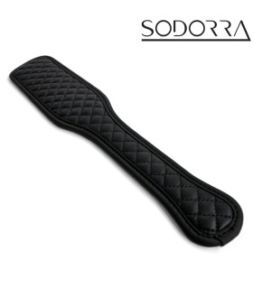 Paddle Fétiche Cuir Vegan Losange Noir 33cm