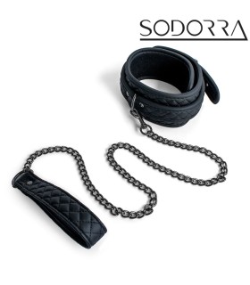 Ensemble en Cuir Collier et Laisse Sodorra