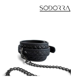 Ensemble en Cuir Collier et Laisse Sodorra