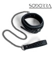 Ensemble en Cuir Collier et Laisse Sodorra
