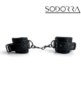 Menottes de Cheville Bondage en Cuir Réglables