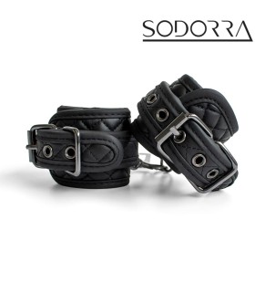 Menottes de Poignets en cuir Immobilisation BDSM