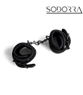 Menottes de Poignets en cuir Immobilisation BDSM