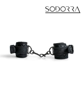 Menottes de Poignets en cuir Immobilisation BDSM