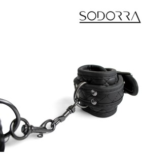 Menottes de Poignets en cuir Immobilisation BDSM