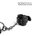Menottes de Poignets en cuir Immobilisation BDSM