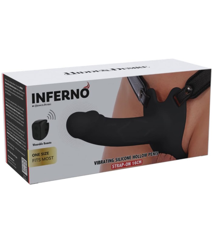 Gode Ceinture Creux Vibrant 16x4cm