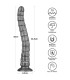 Gode Large 10 Vibrations Vibrax Slider longueur 37cm