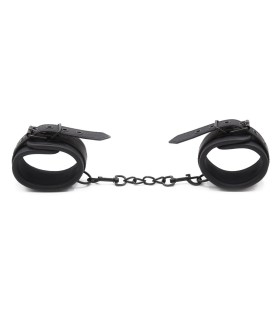 Menottes homme gay Noir
