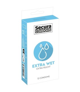 Préservatifs Extra Lubrifiés Wet Secura