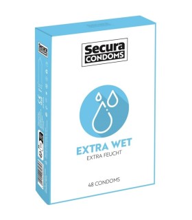 Préservatifs Extra Lubrifiés Wet Secura