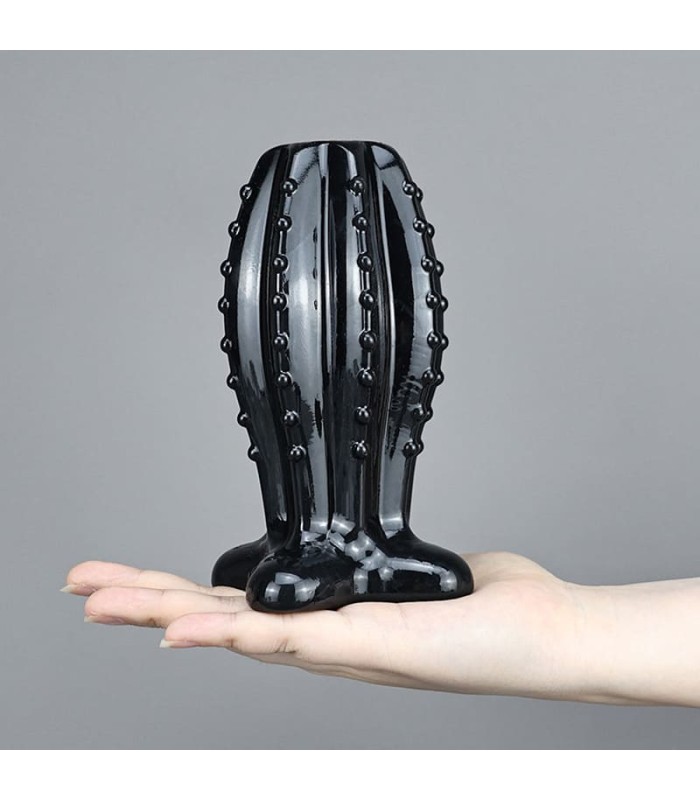 Plug Tunnel Anal Cactus avec Bouchon