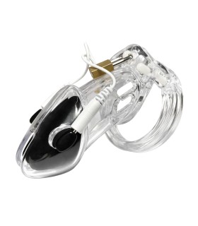 Cage de Chasteté Électro avec Télécommande