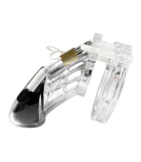 Cage de Chasteté Électro avec Télécommande