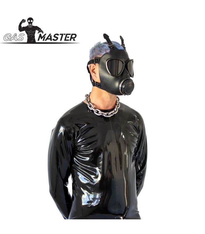 Masque à Gaz Militaire Verres Noirs