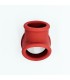 Ballstretcher Silicone Cock Tube Rouge