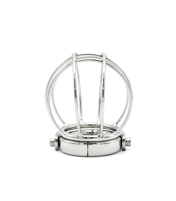 Cage Métal de Chasteté pour Testicules kiotos pour homme