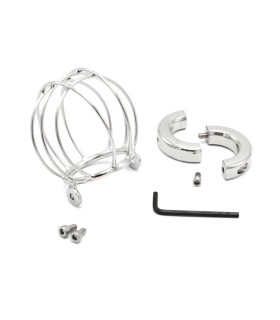 Cage Métal de Chasteté pour Testicules