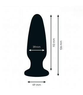 Long Plug Anal Diamant Jewel en silicone doux Long Plug Anal Diamant Jewel en silicone doux