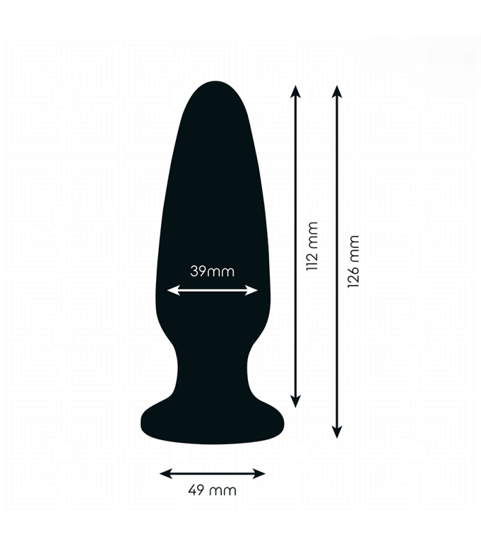 Long Plug Anal Diamant Jewel en silicone doux