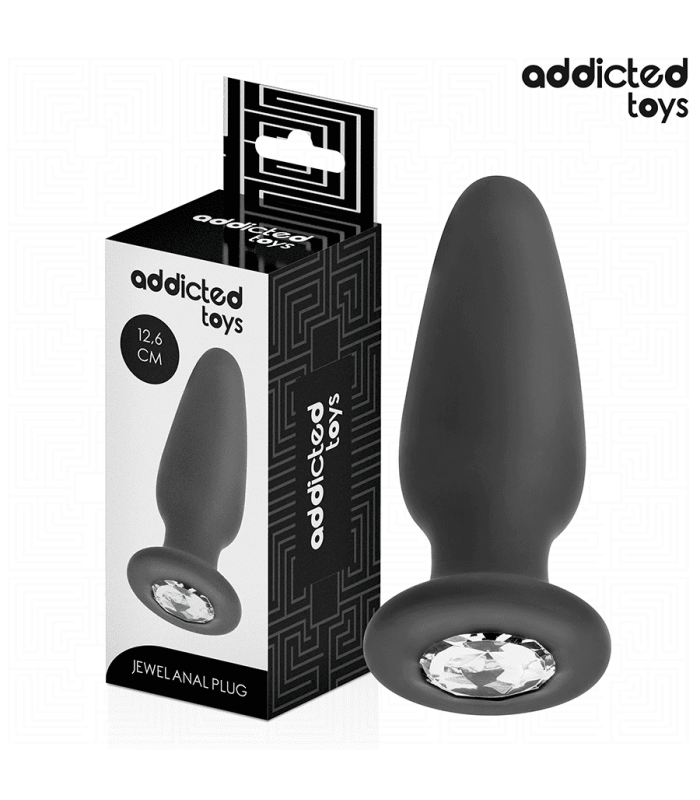 Long Plug Anal Diamant Jewel en silicone doux