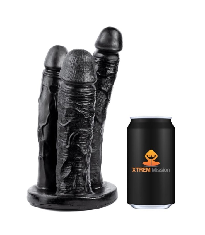 Triple Gode Énorme Range 22x9,3cm