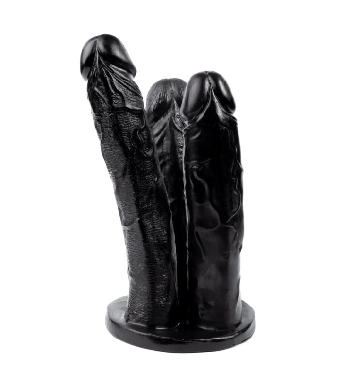 Triple Gode Énorme Range noir