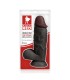 Gode XL Réaliste Noir 25x6,5cm
