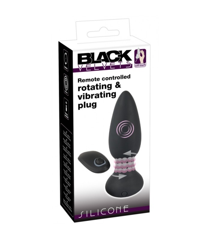 Plug Anal à Vibrations et Rotations Silicone