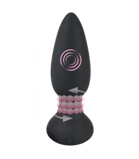 Plug Anal à Vibrations et Rotations Silicone