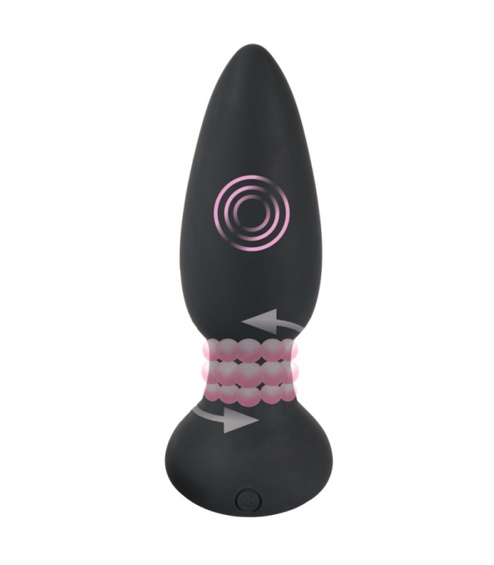 Plug Anal à Vibrations et Rotations Silicone