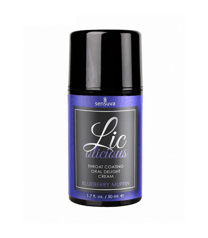 Crème Buccale pour Fellation Lic-O-Licious Muffin Myrtilles