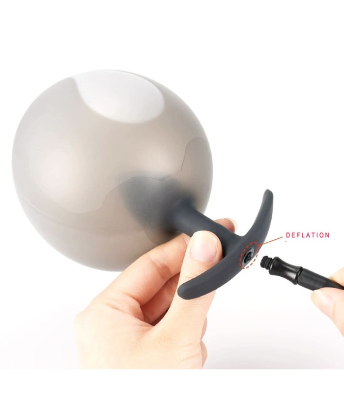 Plug Anal Gonflable XXL Tuyau Amovible