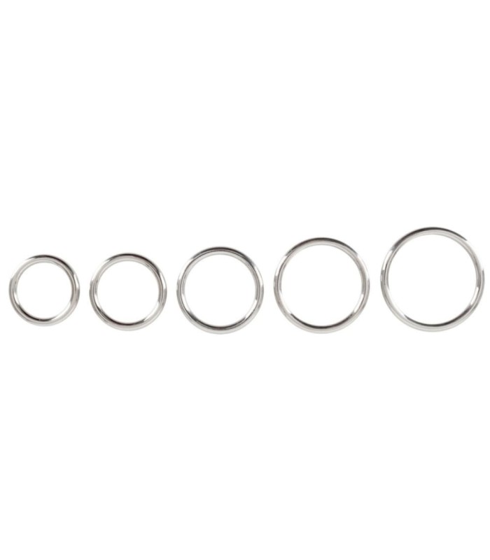 Coffret de 5 Anneaux Péniens Métal
