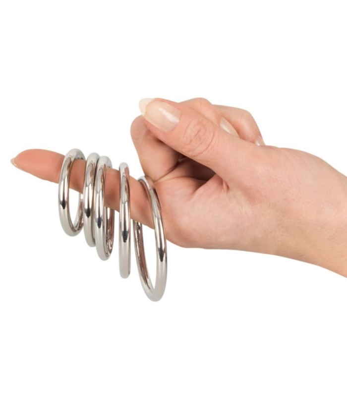 Coffret de 5 Anneaux Péniens Métal