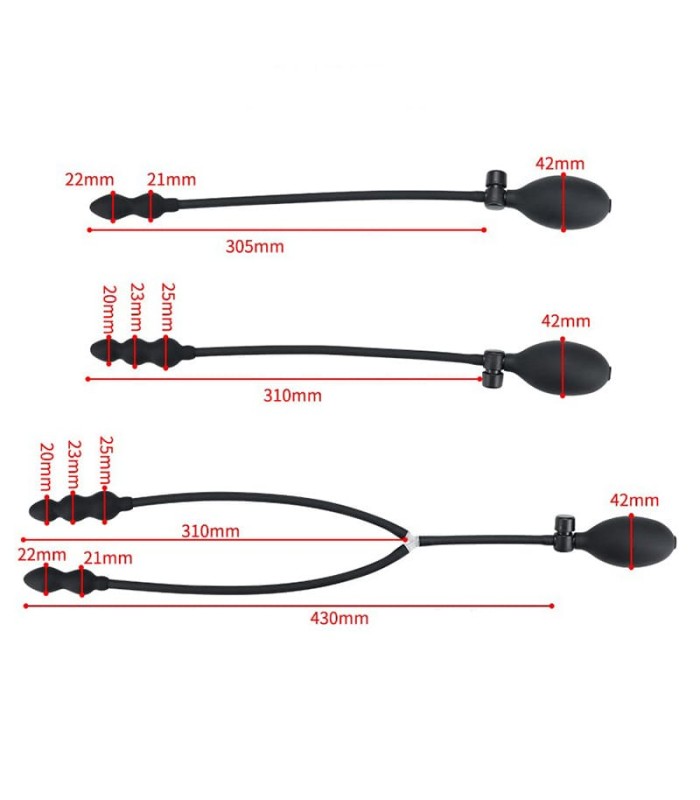 Plug Anal Double Gonflable Fist
