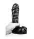 Gode Réaliste Droit Noir 24x6cm