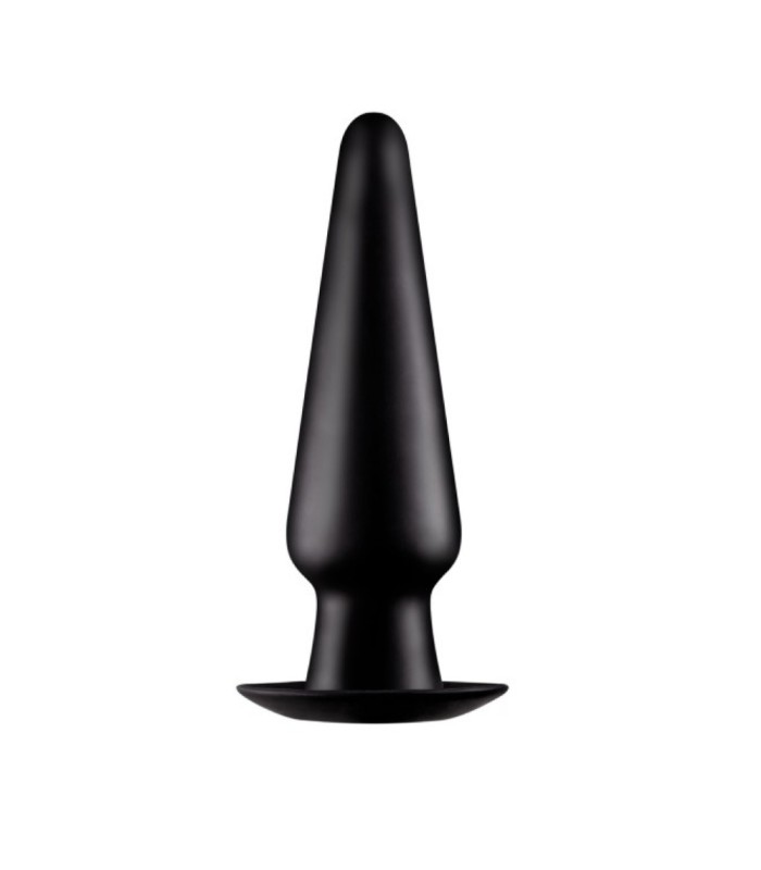 Plug Anal Silicone avec poignée et anneau BDSM