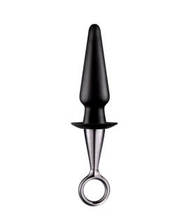 Plug Anal Silicone avec poignée et anneau BDSM Plug Anal Silicone avec poignée et anneau BDSM