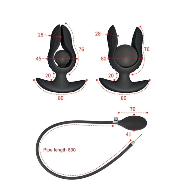 Plug Anal Gonflable à Vibrations