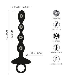 Chapelet Anal Flexible à Vibrations Anos Chapelet Anal Flexible à Vibrations Anos