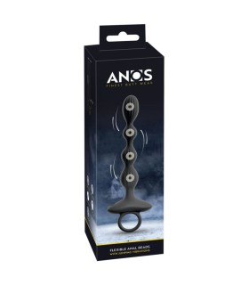 Chapelet Anal Flexible à Vibrations Anos Chapelet Anal Flexible à Vibrations Anos