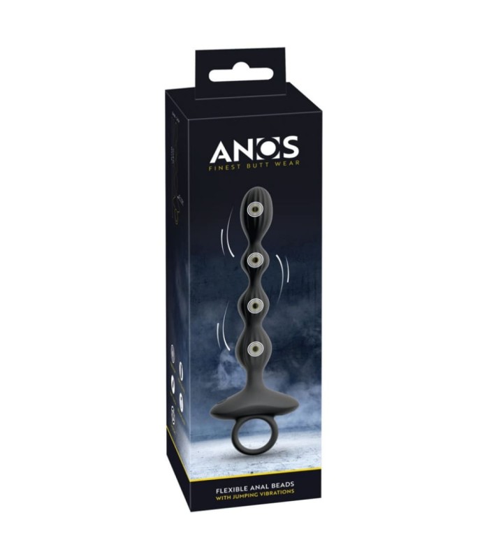 Chapelet Anal Flexible à Vibrations Anos