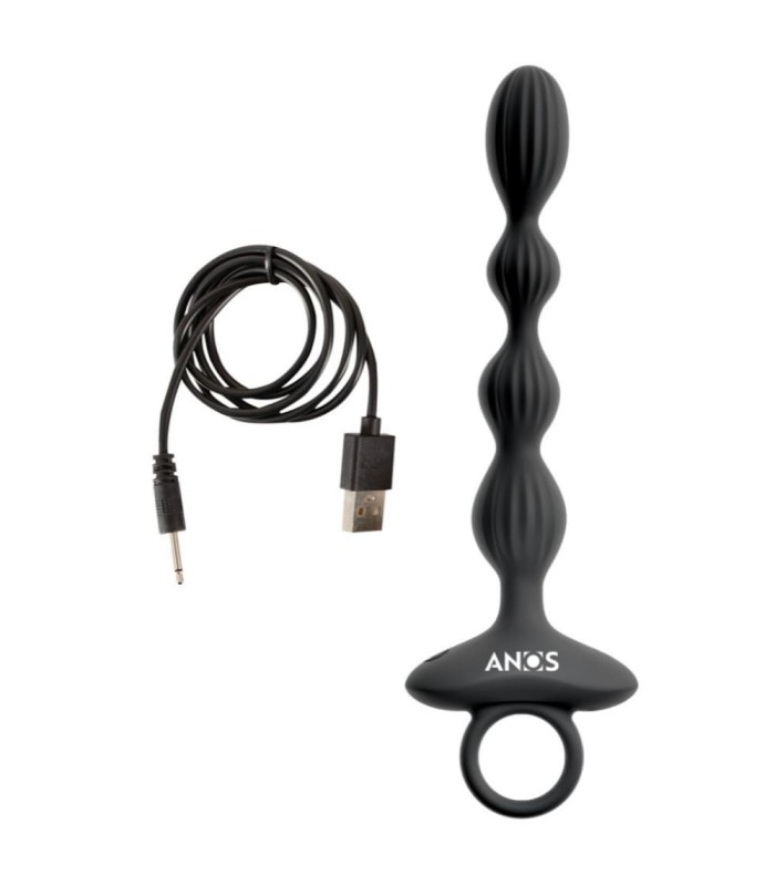 Chapelet Anal Flexible à Vibrations Anos