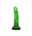 Gode Dragon Jungle Rex Vert en silicone nervuré Gode Dragon Jungle Rex Vert en silicone nervuré