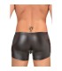 Boxer Noir Ouvert Effet Cuir