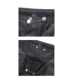 Boxer Noir Ouvert Effet Cuir