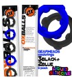 Lot de 5 Cockrings GEARHEADS Noir-Bleu Oxballs Lot de 5 Cockrings GEARHEADS Noir-Bleu Oxballs
