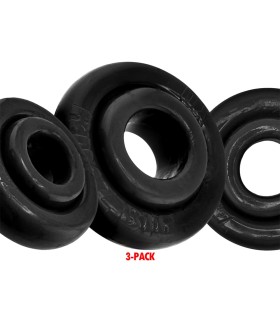 Kit 3 Cockrings Multi-Tailles Oxballs Rimringz Kit 3 Cockrings Multi-Tailles Oxballs Rimringz